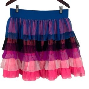 Target Takepride rainbow skirt SZ L, elastic waistband with bright netting